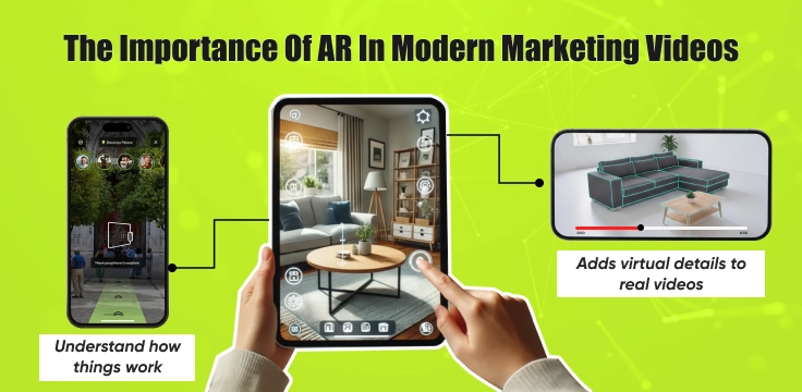 Use AR to create immersive, product-focused marketing videos that attract users