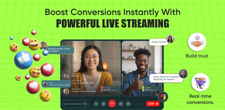 Learn how live streaming helps businesses drive real-time engagement and boost conversions.