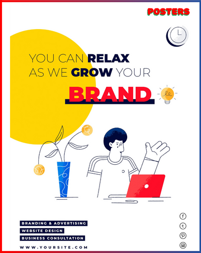 Poster describing, how influencer marketing is easy & relax to design & maintain in all social media Best Poster Makers For Business Brand Name in Coimbatore