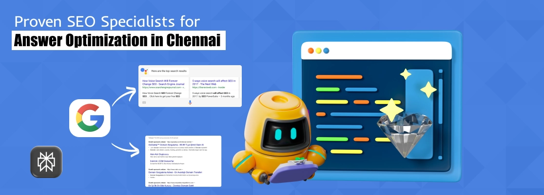 Boost visibility with proven SEO specialists optimizing for sheer answer engines in Chennai market.
